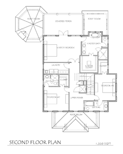Custom home design floor plan by Studio 291 | Charleston, SC
